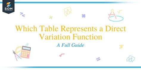 Which Table Represents a Direct Variation Function: A Full Guide - The ...