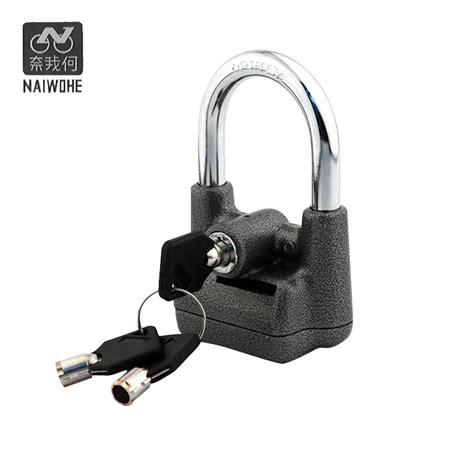 Security Protect Bicycle Alarm Lock Motorcycle Anti Thief Locks Electric Bike Locks Zinc Alloy ...