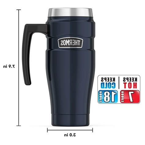 Thermos Stainless King 16-Ounce Travel Mugs with Handles