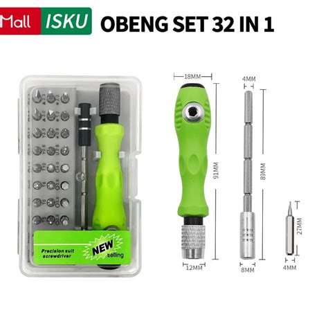 Jual Isku Obeng Set 32in1 Obeng Hp/Alat Perbaikan Obeng Magnet Multifungsi ,Set Obeng Manual ...