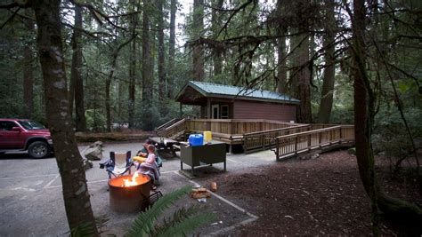 Redwood National Park hosts beautiful cabins to rent at a great price