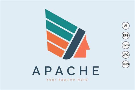 Apache Indian Tribes Logo Template Graphic by lordottori · Creative Fabrica