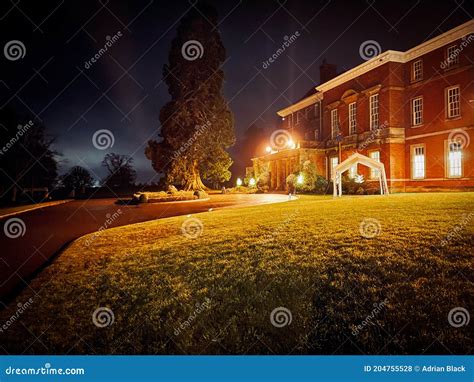 Building at night stock photo. Image of berkshire, night - 204755528