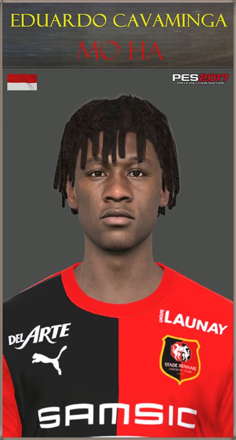 PES 2017 Faces Eduardo Camavinga by Mo Ha ~ SoccerFandom.com | Free PES ...