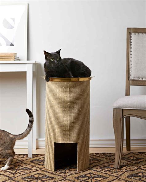 Diy Cat Scratcher Post - 25 Easy DIY Cat Scratching Post Ideas - meowlogy / I was pretty much ...