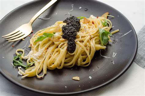 Caviar Carbonara Pasta - ROE Caviar Recipes