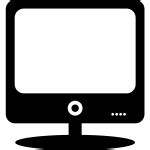 Vector clip art of printer and monitor | Free SVG