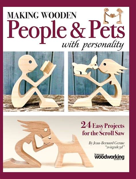 Making Wooden People & Pets With Personality | Wooden people, Scroll ...