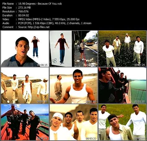 98 Degrees - Because Of You - Download HQ Music Video VOB