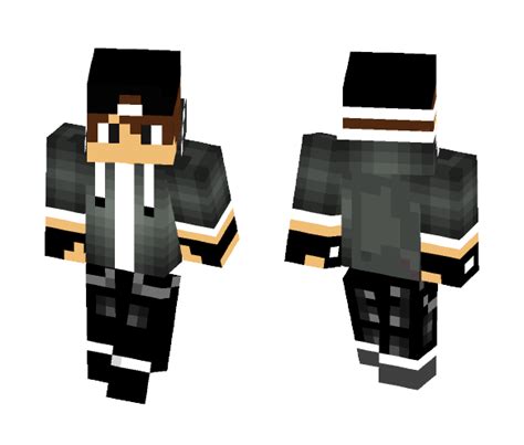 Get Boy with Black Hoodie and Hat Minecraft Skin for Free ...