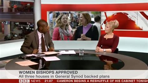 BBC 9 o’clock News, women bishops interview, July 14th 2014 | Vicky Beeching.com