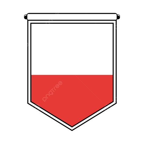 Poland Flag Vector With Transparent Background, Poland, Poland Flag ...