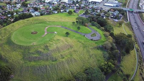 Mt Roskill Volcano by drone Auckland New Zealand - YouTube