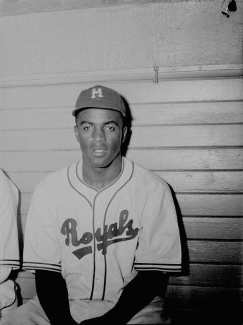 Jackie Robinson with the Montreal Royals, 1946.