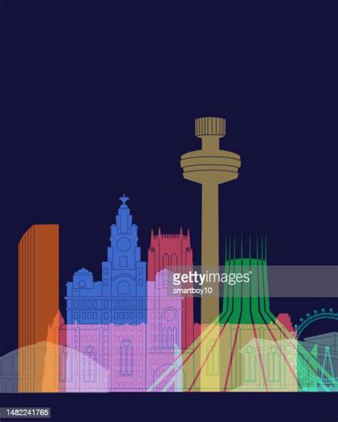 Liverpool Skyline Vector Photos and Premium High Res Pictures - Getty ...