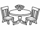 Free Table And Chairs coloring Page  Download Print Or Color Online sketch template