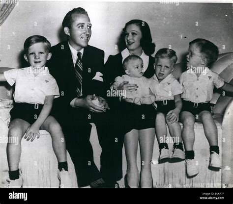 Jul. 07, 1938 - Bing Crosby & Family Stock Photo - Alamy