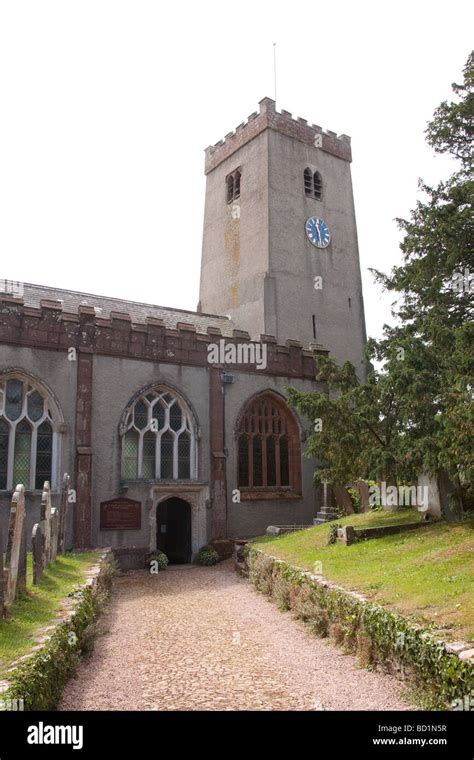 St Marys church Stoke Gabriel Devon England Stock Photo - Alamy