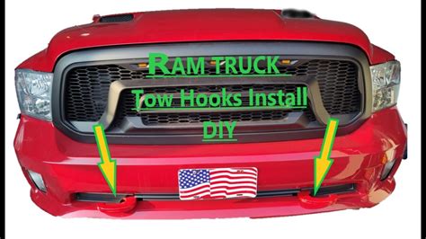 Ram Truck Tow Hooks Install | How to DIY - YouTube