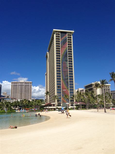 Rainbow Tower at the Hilton Hawaiian Village, Honolulu, Hawaii, USA | Hilton hawaiian village ...