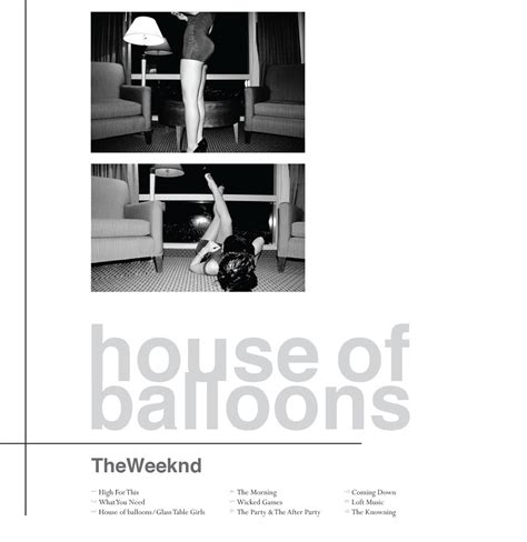 The Weeknd - House of Balloons Album Cover Redesign on Behance