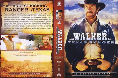 Walker Texas Ranger Season 4 - TV DVD Scanned Covers - Walker Texas Ranger Season 4 f :: DVD Covers