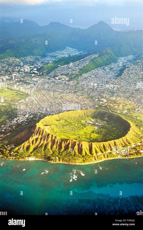 USA, Hawaii, Honolulu, Waikiki, Volcano Diamond Head Stock Photo - Alamy