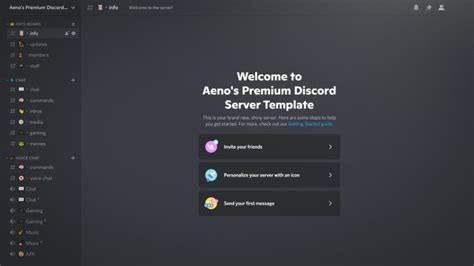 Provide A Beautiful Discord Server Template By Imaeno Fiverr | Free ...