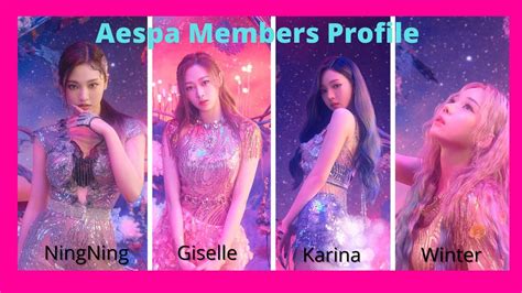 Aespa Members Profile & Facts (Birth Name,Age,Position) - YouTube