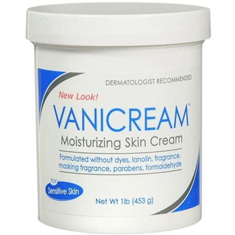 Vanicream Moisturizing Skin Cream for Sensitive Skin 16 oz (Pack of 2 ...