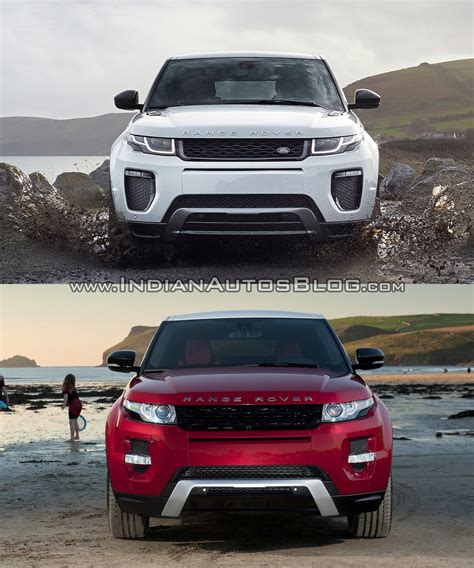 2016 Range Rover Evoque facelift vs 2015 Evoque - Old vs New