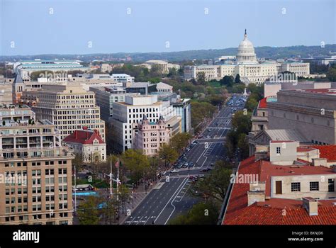 Aerial view of us capitol building hi-res stock photography and images - Alamy