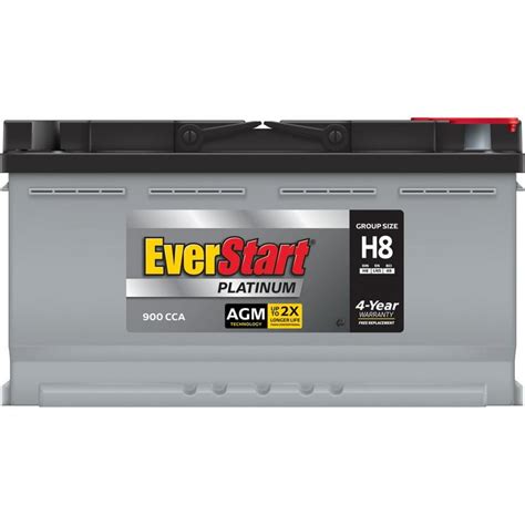 EverStart Platinum AGM Battery, Group Size 24F (12 Volt/, 52% OFF