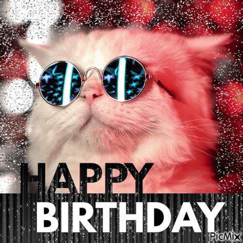 Happy Birthday Animated Gif Cat