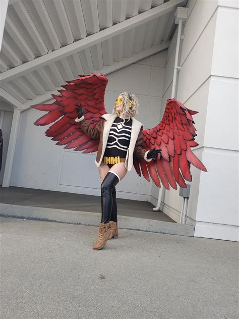 [SELF] I got to genderbend my favorite birb! I love Hawks so much!!!! I wore him to Anime Los ...