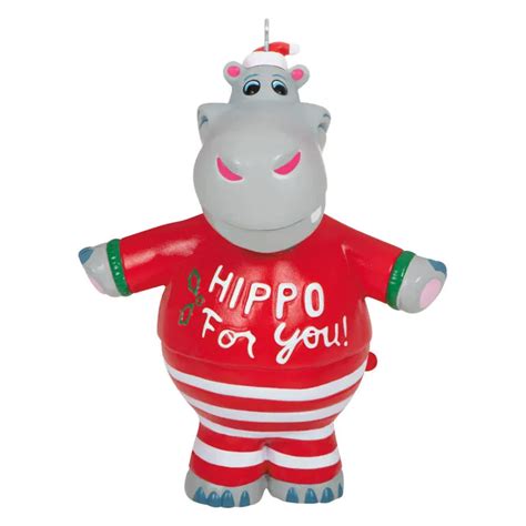 Hallmark I Want A Hippopotamus For Christmas Musical Ornament. Online ...