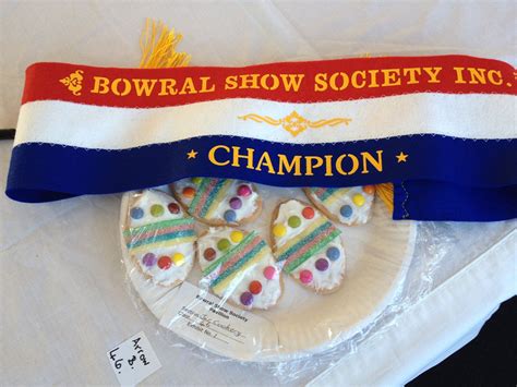 Junior Champion. Plate of decorated milk arrowroot biscuits. Bowral Show 2014. | Arrowroot ...