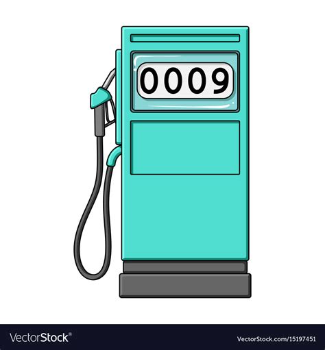 Petrol filling stationoil single icon in cartoon Vector Image