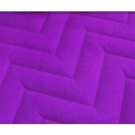 Plain Polyester Purple Waterproof Mattress Cover, Machine wash ...