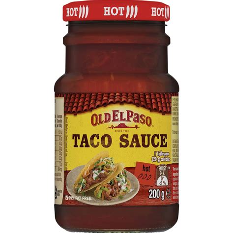 Old El Paso Taco Sauce Hot Taco Sauce 200g | Woolworths