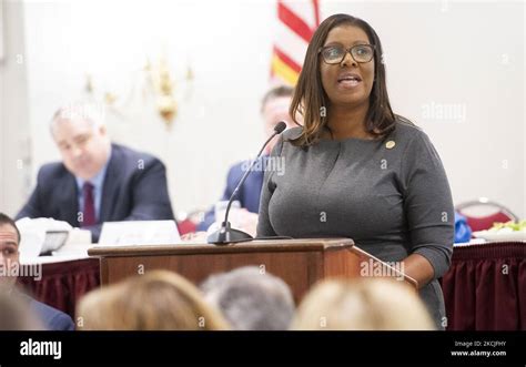 New York Attorney General Letitia Ann ''Tish'' James in in Albany NY ...