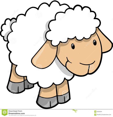 Cute Sheep Lamb Vector | Clipart Panda - Free Clipart Images