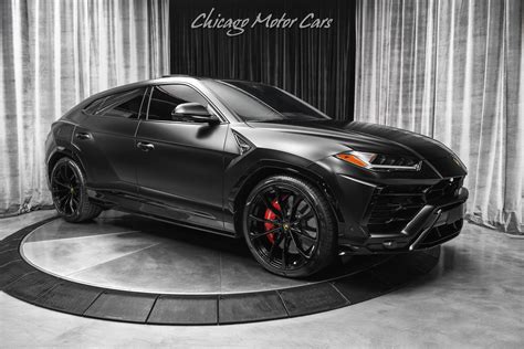 Used 2022 Lamborghini Urus ONLY 338 Miles! Factory Matte Black! B&O 3D Sound! Taigete Wheels ...