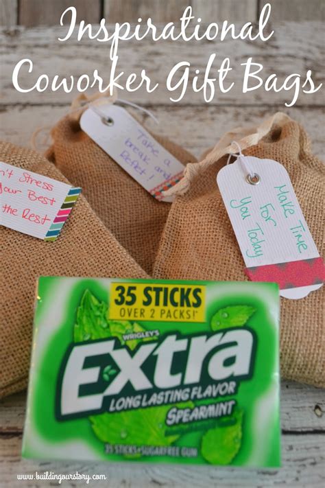 Inspirational Coworker Gift Bags with Extra® Gum | Building Our Story