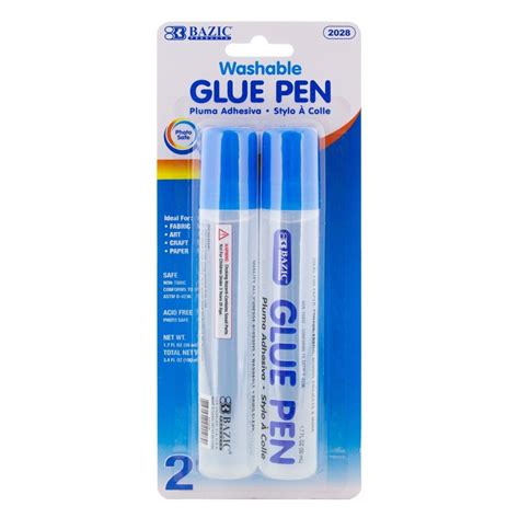 Wholesale BAZIC 1.7 Oz. (50 mL) Glue Pen (3/Pack) (SKU 311272) DollarDays