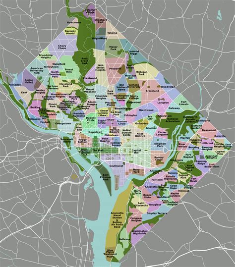 File:DC neighborhoods map.png - Wikitravel