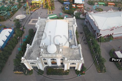 Image of Aerial View Of Amusement Park-FR364985-Picxy