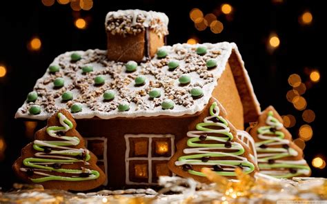 Gingerbread House Wallpapers - Top Free Gingerbread House Backgrounds ...