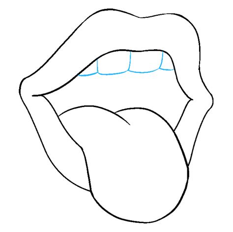 Realistic Lips Drawing | Free download on ClipArtMag