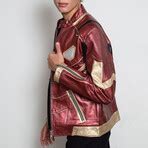 Iron Man Armor Leather Jacket // Red + Gold (XS) - Luca Designs - Touch of Modern